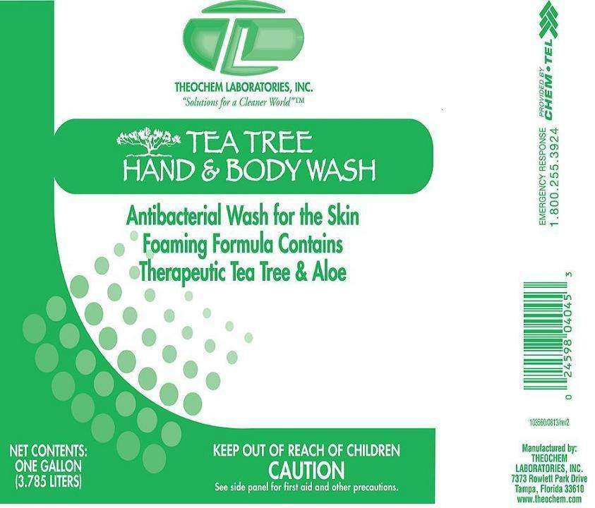 Theochem Tea Tree Hand and Body Wash